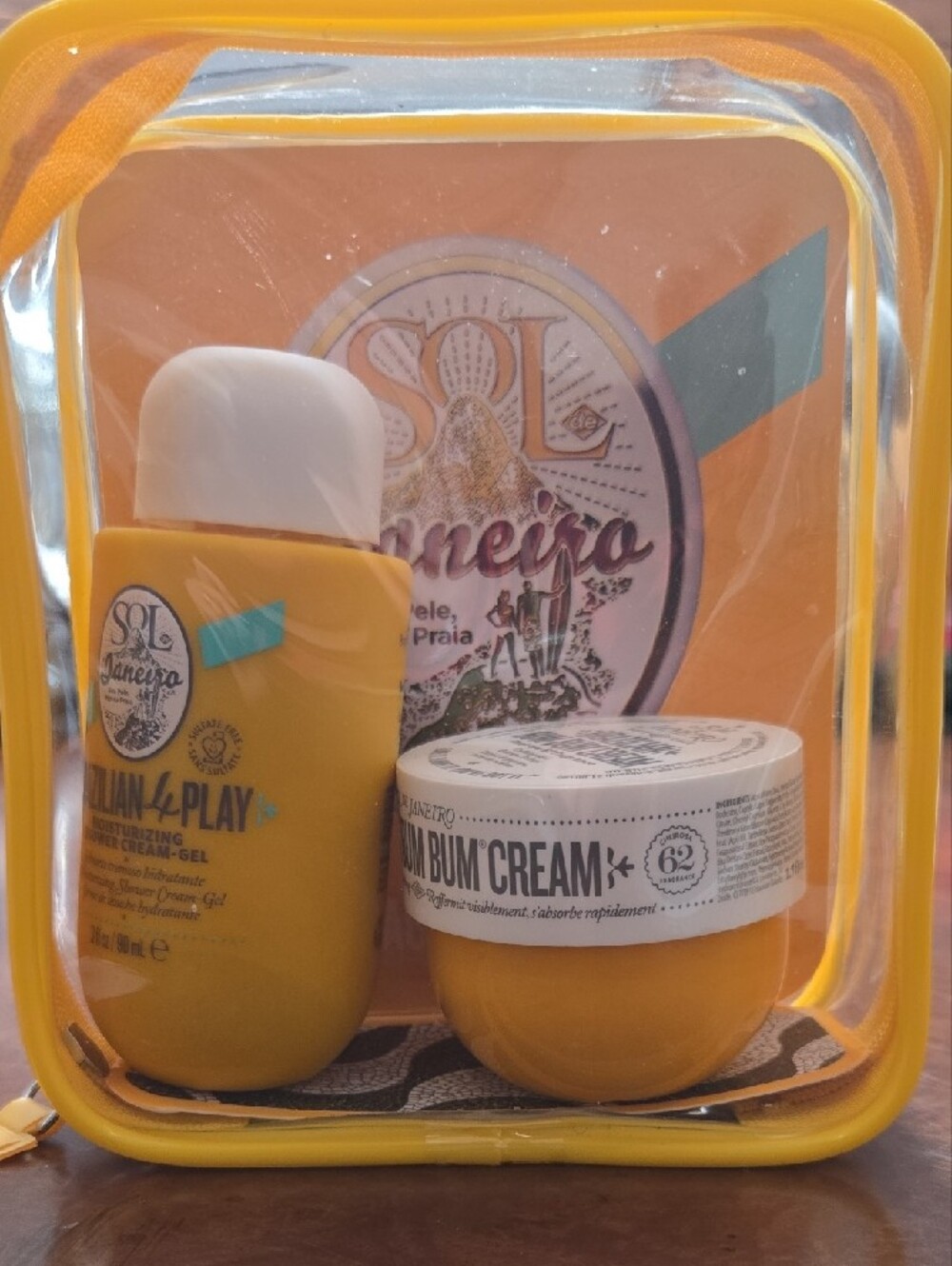 ✨ 2 Items From Sol de Janeiro Bum Bum Jet Set Body Wash & Cream Brand New! 🍑☀️